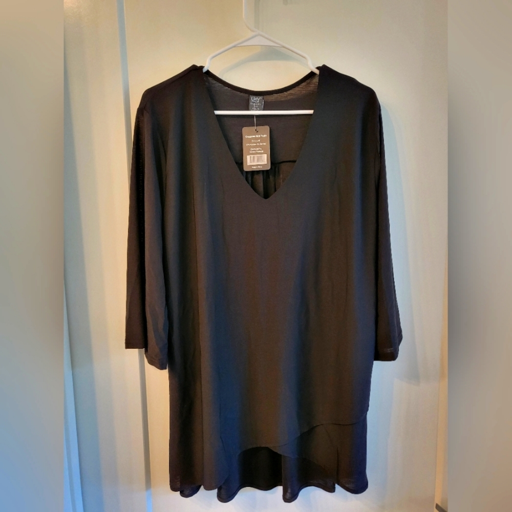 Lildy crossover hem tunic L/XL